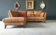 12. Superb Vintage tan 4 Seater Chesterfield Corner Sofa Delivery Avail