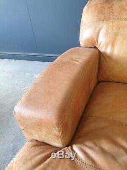 1. Superb Leather Vintage tan 3 Seater Corner Sofa Delivery Available
