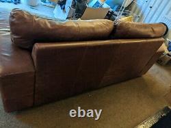 2 seater leather sofa made by Vintage Tanning Co, Halo