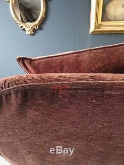 7001. Tetrad Leather & Fabric 3 Seater Sofa Tan Brown RRP £2500