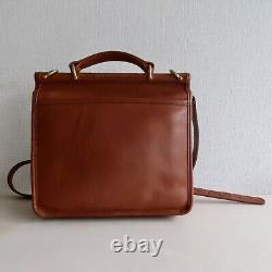 90s Vintage COACH 9927 Willis tan leather crossbody bag made in USA