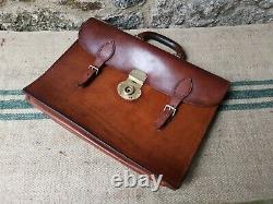 A Fine Pendragon Papworth Tan Leather Briefcase