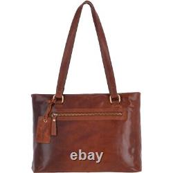 Ashwood Womens Medium Vintage Leather Handbag G26