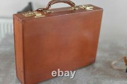 Attache Briefcase by Swaine Adeney Brigg, Vintage Leather, London Tan Patina