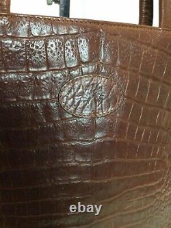 Authentic Mulberry Vintage Oak Kenya Leather Grab Bag. VG Condition