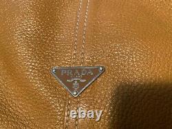 Authentic Prada bag Calf Leather Shoulder Color beige/Tan ITALY