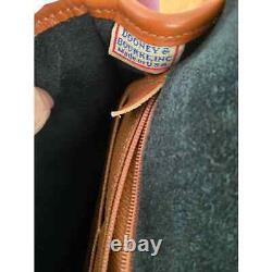 Authentic Vintage Dooney & Bourke Crossbody Black Tan Leather Purse Tote Handbag