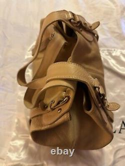 Authentic Vintage FURLA lt. Tan Leather, lined tote bag. Outstanding condition