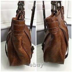 Authentic Vintage Mulberry Jacquetta Shoulder Bag Oak NVT Leather. VG Condition