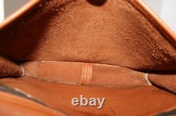 BEAUTIFUL Vintage COACH Tan SADDLE POUCH CROSS BODY SHOULDER BAG LARGE 9585