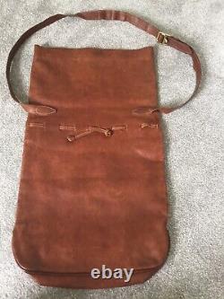 BIJOLA Italy 80s Vintage Beautifully Aged Tan Leather Shoulder Bag Unisex
