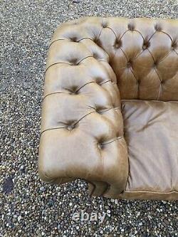 Beautiful Chesterfield OldBoot Tan Leather 2.5 Seater Sofa