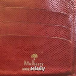 Beautiful Vintage Mulberry Agenda Filofax In Tan Leather