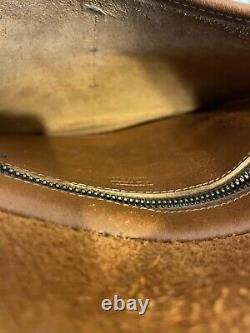 Bonnie cashin For Meyers Rare Vintage British Tan Leather Flat Body Bag