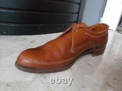 Bowhill & Elliott Norwich Vintage Tan Leather Lace Up Derby Shoes Size UK 5.5