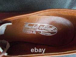 Bowhill & Elliott Norwich Vintage Tan Leather Lace Up Derby Shoes Size UK 5.5