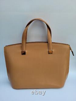 CÉLINE Bag. Authentic Celine Vintage Tan / Camel Leather Shoulder Tote Bag
