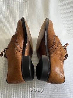 CHURCHS Custom Grade Derby Shoes Brown Tan UK 8.5 Camel Leather RARE VINTAGE
