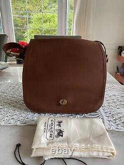 COACH Bag 9525 STEWARDESS British Tan LEATHER 17996 Vintage Classic