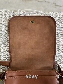 COACH Bag 9525 STEWARDESS British Tan LEATHER 17996 Vintage Classic