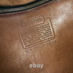 COACH RARE NYC Vintage Tabac Tan Leather Rambler Messenger Crossbody Bag