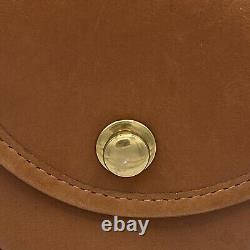 COACH RARE Vintage small crossbody belt leather bag tan #9826 USA