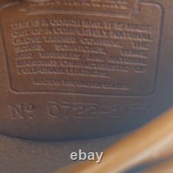 COACH RARE Vintage small crossbody belt leather bag tan #9826 USA