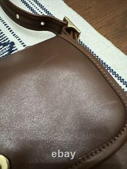 COACH Rambler Legacy Vintage British Tan Leather Bag Nearly New