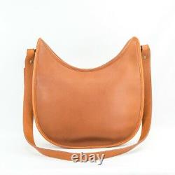 COACH Vintage British Tan Leather Beckett Zip Shoulder Crossbody Bag #9920