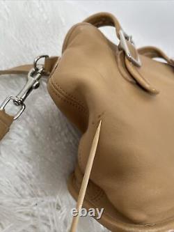 COACH Vintage Legacy 9063 Luxury Designer Tan Leather Satchel Shoulder Bag