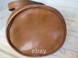 COACH Vintage NYC British Tan Large Leather Duffle Sac EVC