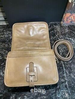 COACH Vintage Saddle Pouch Medium Glovetanned Leather 9590 NYC Tabac RARE
