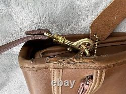 COACH Vintage Tan Metropolitan Leather Briefcase Messenger Bag