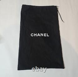 Chanel Vintage 1990's Clear Vinyl Yellow Tan Leather Large CC Logo Clutch Pouch