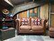 Chesterfield 2 Seater Sofa Tan Brown leather Vintage DEL AVL