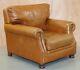 Chesterfield Tan Brown Vintage Club Leather Armchair