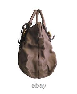 Chloe Paddington XL Vintage Leather Shoulder Hand Bag Nude/brown 100% Authentic