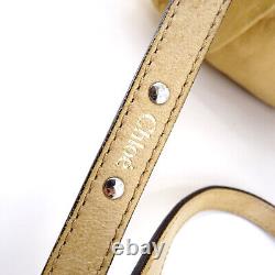 Chloé Vintage All Leather Mini Top Handle & Messenger Bag in Tan/Brown Y2K