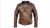 Classic Retro Brown Vintage Leather Jacket