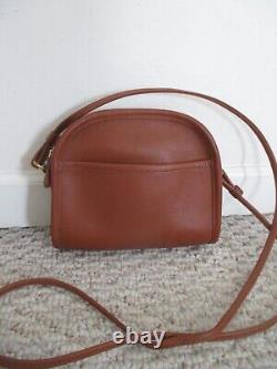 Coach 9017 Abbie British Tan Leather Crossbody Handbag Vintage