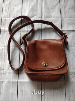 Coach 9965 Legacy Bag British Tan Leather Gold Hardware Vintage 90s Purse Brown