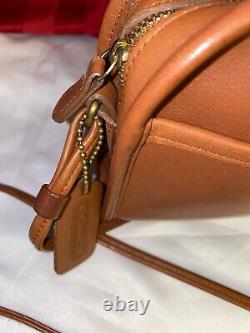 Coach Abbie 9017 British Tan Leather Small Crossbody Bag Vintage