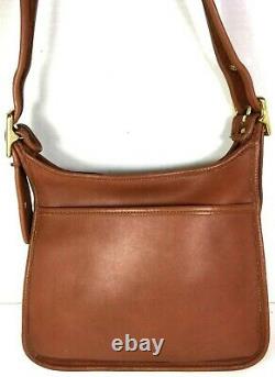 Coach Legacy 9966 Vintage British Tan Smooth Leather Shoulder Bag Made in USA