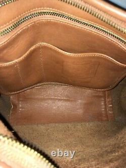 Coach Legacy 9966 Vintage British Tan Smooth Leather Shoulder Bag Made in USA