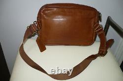 Coach Pocket Waist Pack Belt Bag Fanny Pack British Tan Leather Vintage