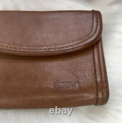 Coach Regina Vintage Leather 9983 Handle Crossbody Top Tan Purse Bag Wallet Also