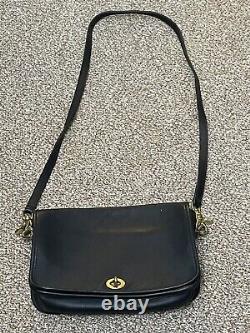 Coach Vintage (80s) Purse No. 1115-226 Tanned Cowhide Crossbody/Convertible
