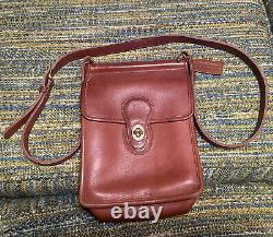 Coach Vintage British Tan Leather Murphy Crossbody Bag 9930