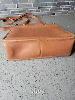 Coach Vintage British Tan Willis Top Handle Crossbody Bag Read