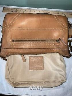 Coach Vintage Duffle Soft Tan Leather Crossbody Shoulder Bag